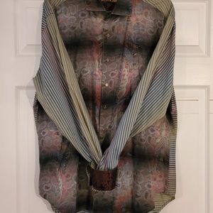 Robert Graham Flip Cuff Dress Shirt